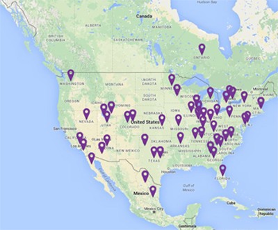 Check out our manufacturing capabilities in North America. image to show manufacturing capabilities in North America