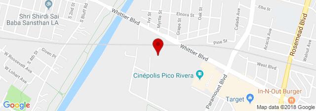 Pico Rivera Office Map