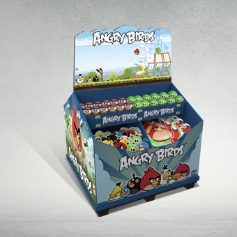 POS Dump Bin Display for Angry Birds Toys