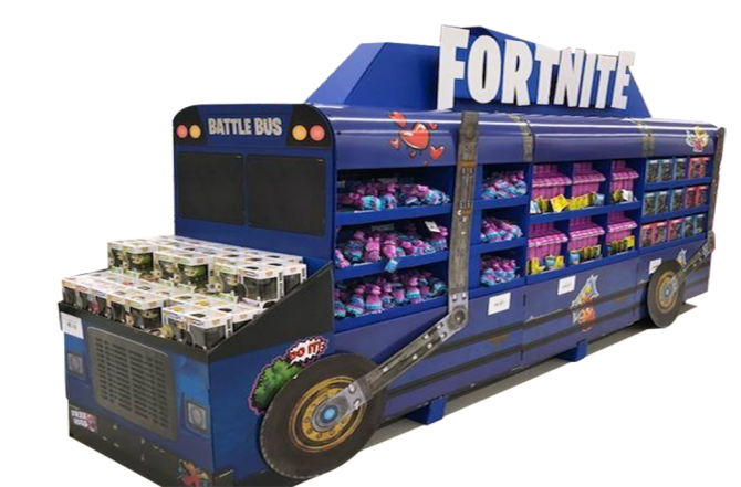 Fortnite POP Display, Retail Display, Shopper Marketing