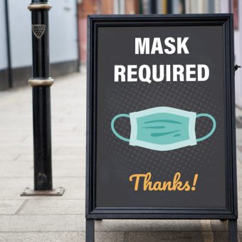 mask required sign - bay cities