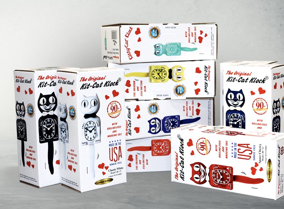 Kit-Cat Clock Retail Packaging