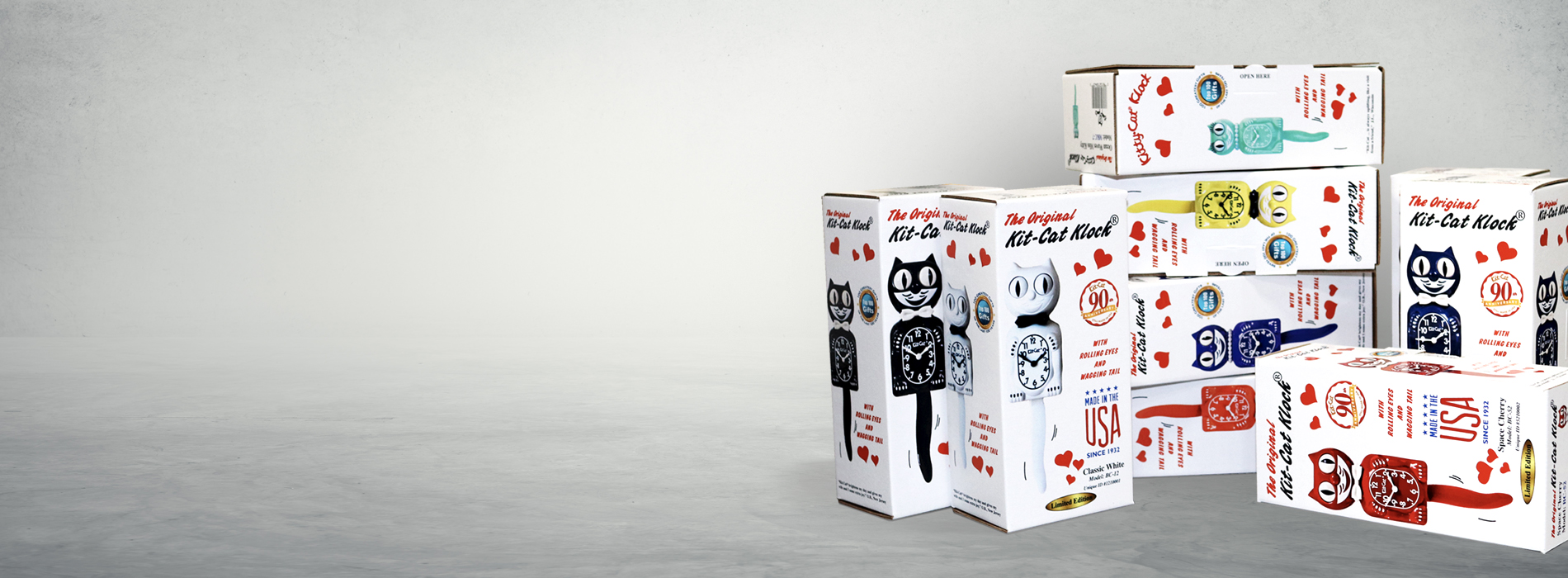 Kit-Cat Clock Retail Packaging