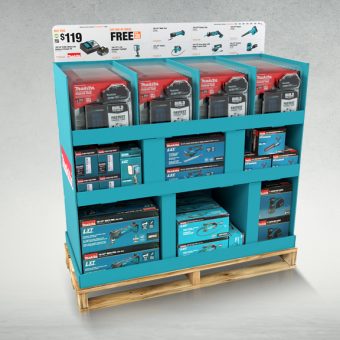 Makita Pallet Display