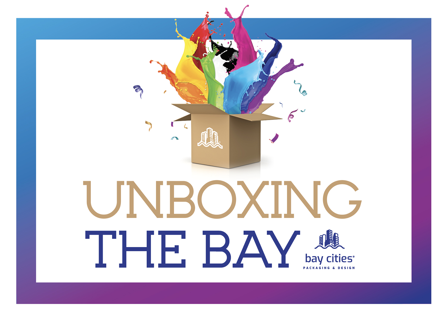 Unboxing the Bay Save the Date
