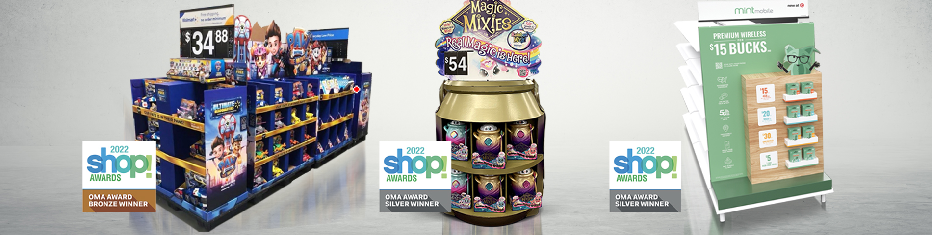 Shop! Award Winners
