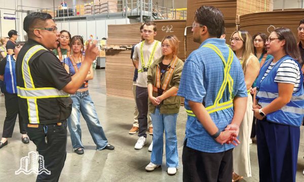 Students/attendees learning about Bay Cities' manufacturing at its 2026 Manufacturing Day event